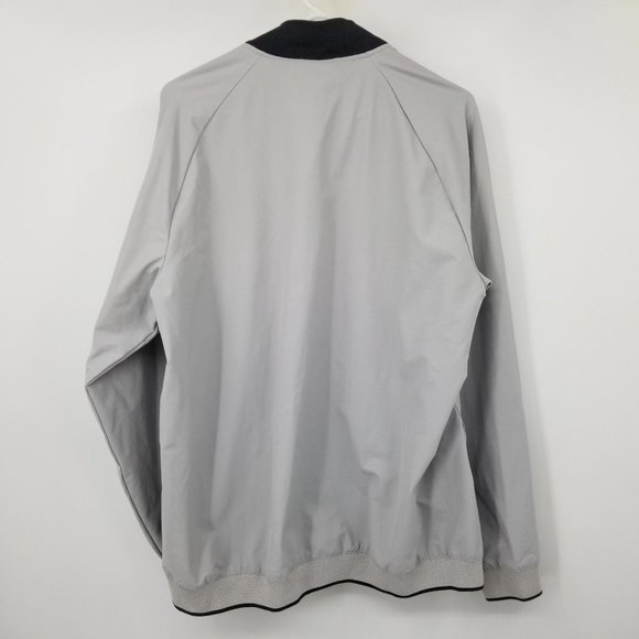 Adidas Golf Grey Long Sleeved Men's Zip Up Jacket Size Large - Picture 2 of 12